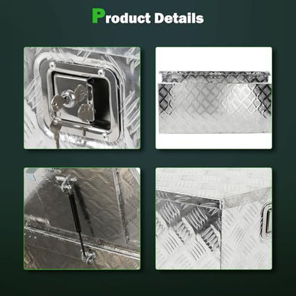 33 Inch Aluminum Diamond Plate Truck Bed Tool Box