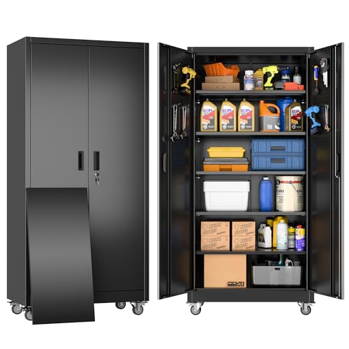71" Metal Storage Cabinet