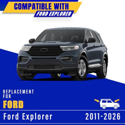 3 Wipers Fits Ford Explorer 2011
