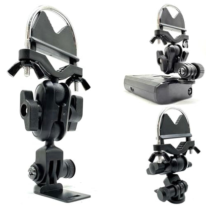 Enhanced U Bolt Stainless Steel Lock Rearview Mirror Pole Bar Stem Mount for Uniden Radar Detector