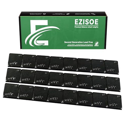 1 2 oz Stick On Wheel Weights 144pcs 72oz Low Profile Black