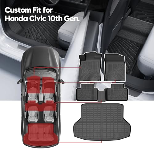 Floor Mats for Honda Civic 2016