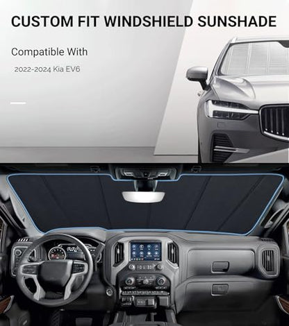 Windshield Sun Shade for Kia EV6 2022