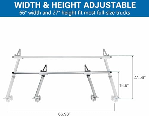 Non Drilling Aluminum Truck Rack