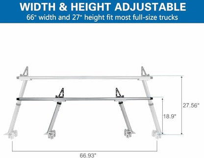 Non Drilling Aluminum Truck Rack