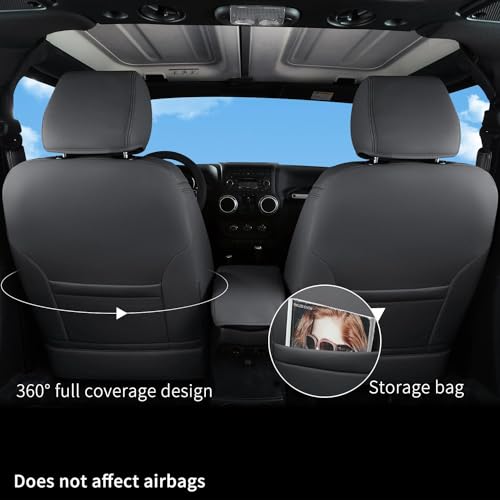 Wrangler JK Seat Covers Custom Fit for Jeep Wrangler (3 Count)