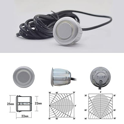 Car Parking Sensors Kit Reverse Radar parktronic System Auto Electronics Vehicle Back Assistant Reverse 8 Sensor (8 Count)