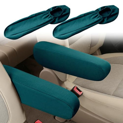 2PC Car Front Seat Armrest Covers