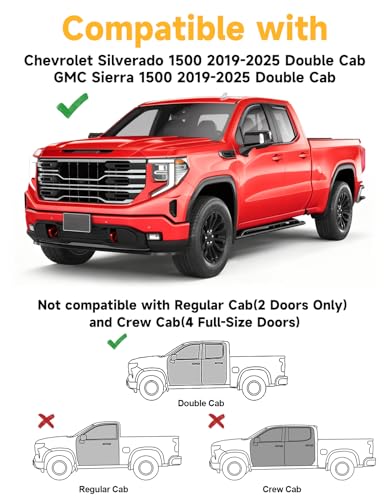 Window Rain Guards for Chevy Silverado (4 Count)