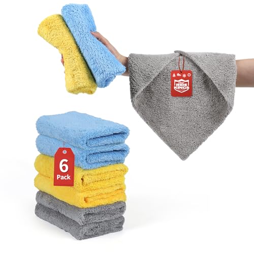 Car Wash Drying Towels (6 Count)