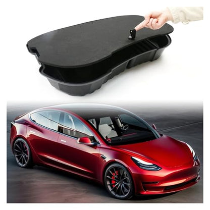 Car Front Trunk Storage Box Frunk Organizer Cargo Protective Tray Compatible For Tesla Model 3 2024 Storage Container