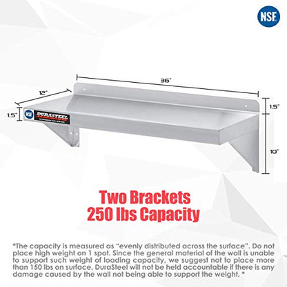 Stainless Steel Wall Shelf