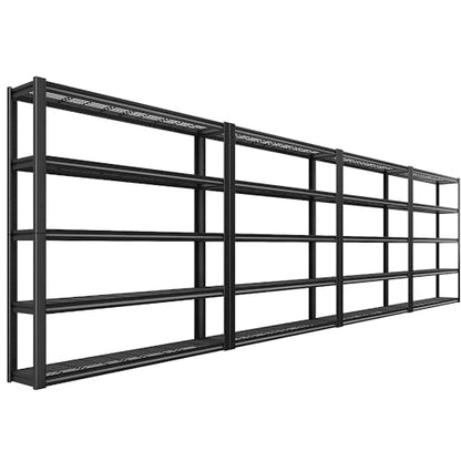 48" W Garage Shelving Heavy Duty Load 2500LBS (4 Count)