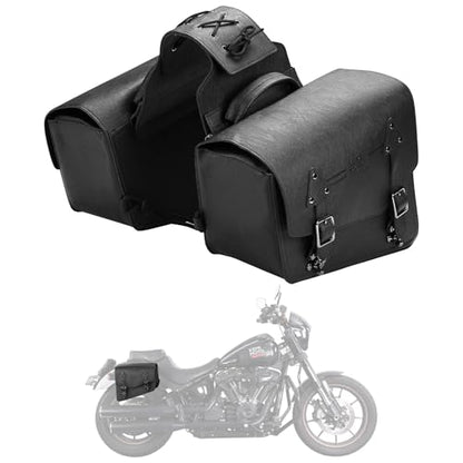 Motorcycle Saddlebags PU Leather Side Bags