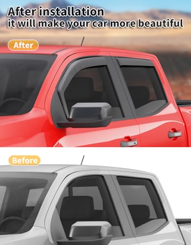 Window Visors Rain Guards for Chevy Colorado