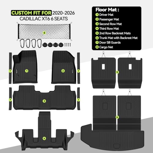 All Weather TPE Floor Mat Set for 2020