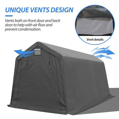7' x 12' Outdoor Storage Shelter Shed