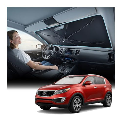 Windshield Sun Shade Umbrella Fit for Kia Sportage 2011