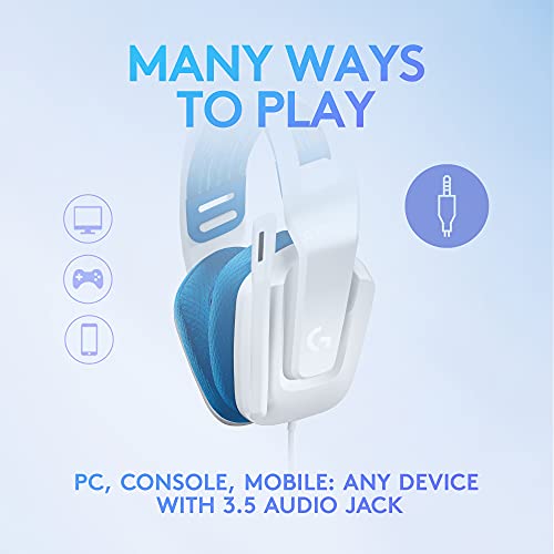 335 Wired Gaming Headset with Flip to Mute Microphone