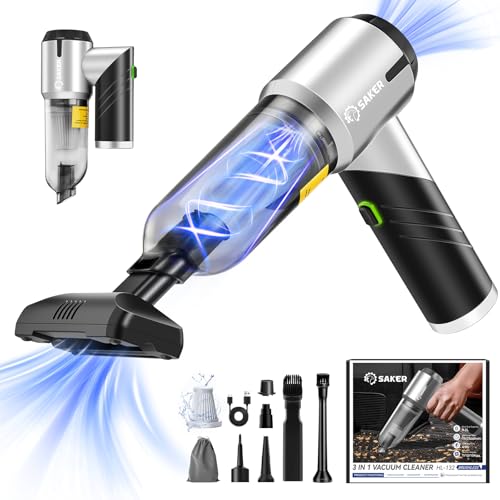 Handheld Car Vacuum Portable Cordless17000Pa HL132 Black