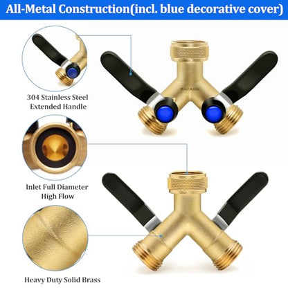Brass Garden Hose Splitter