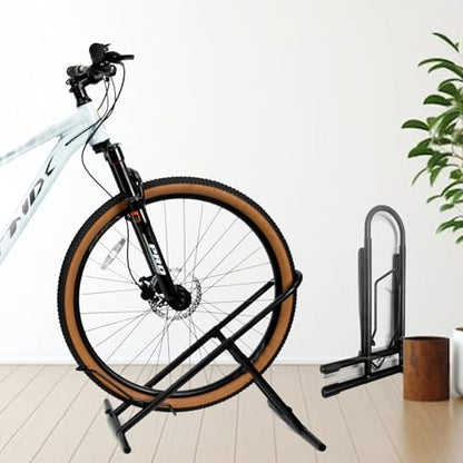Folding Bike Floor Stand Rack (75.2 Ounce)