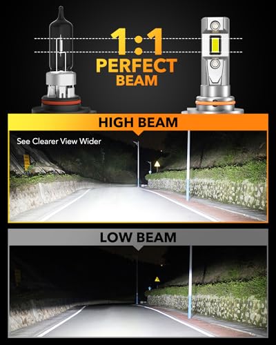 9005 HB3 LED Bulbs 40000LM 900% Ultra (2 Count)