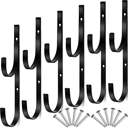 6 Pieces Pool Pole Hook Hanger Swimming Brackets Pool Hook (6 Count)