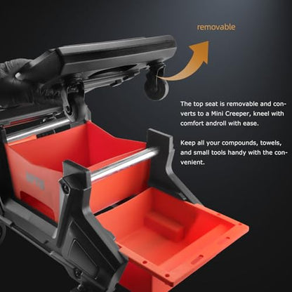 Automotive Mobile Rolling Mechanics Stool