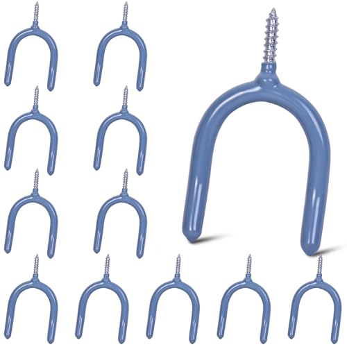 12 Pack Garage Storage System Steel U Hooks with Anti (6 Count)