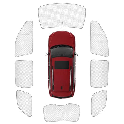8pcs Sun Shades for Jeep Grand Cherokee 2011 (8 Count)