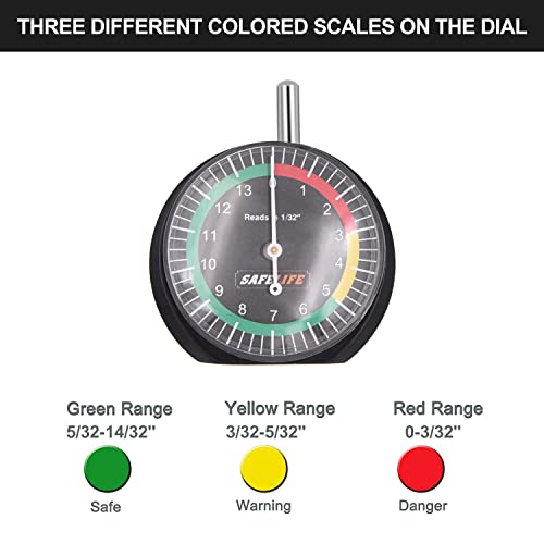 Tire Tread Depth Gauge (10 Count)