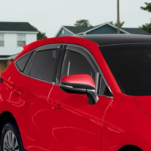 in Channel Extra Durable Rain Guards for Toyota Venza 2021