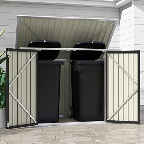 6x3 FT Horizontal Metal Shed