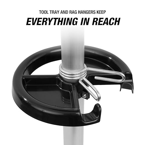 9 Gallon Oil Drain Pan with Adjustable Funnel