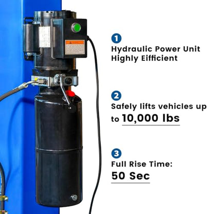 110V Two Post Car Lift 10