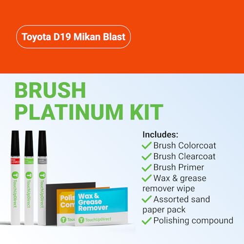 Car Paint Touch Up Brush Kit