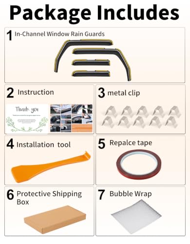 Window Visors Rain Guards for 2007