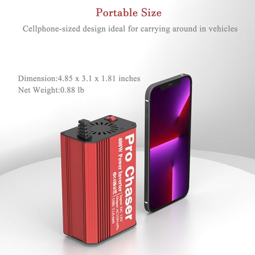 400W Power Inverters for Vehicles DC 12v to AC 110v Car Inverter