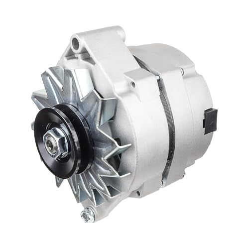 New 1 Wire Self Exciting Alternator High Output 120A compatible with Pontiac Buick Cadillac Chevy GM 350 SBC BBC 10SI Replacement#7127SEN