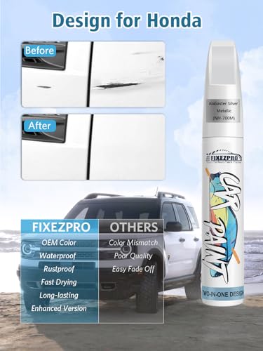 NH 700M Alabaster Silver Metallic Car Touch Up Paint for Honda