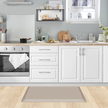 Kitchen Mat Cushioned Anti Fatigue Kitchen Rug 0.8inch Waterproof Non Slip Kitchen Rugs and Mats Standing Desk Mat Comfort Floor Mats for Kitchen Sink Office