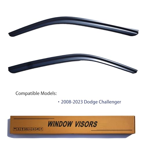 Window Visors Rain Guards Compatible with 2008 (2 Count)