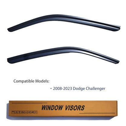 Window Visors Rain Guards Compatible with 2008 (2 Count)