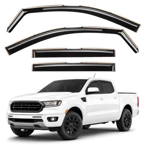 Window Deflectors Smoke Tinted in