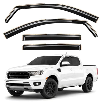 Window Deflectors Smoke Tinted in