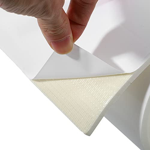 2000x200x6.5mm Car Garage Wall Guard Door Bumper Universal Protector Anti Collision Waterproof White