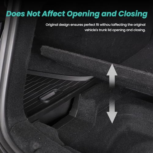 Rear Trunk Storage Bins with Lids for 2025 (2 Count)