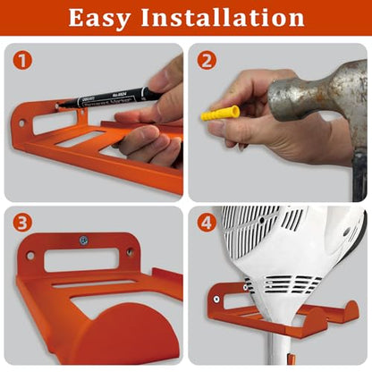 1 Pack Heavy Duty Weed Eater Hanger Wall Mount for Trimmers and Tools (7.7603 Ounce)
