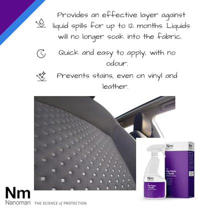 Car Fabric Protector Spray 750ml (25.5 Fl Oz)